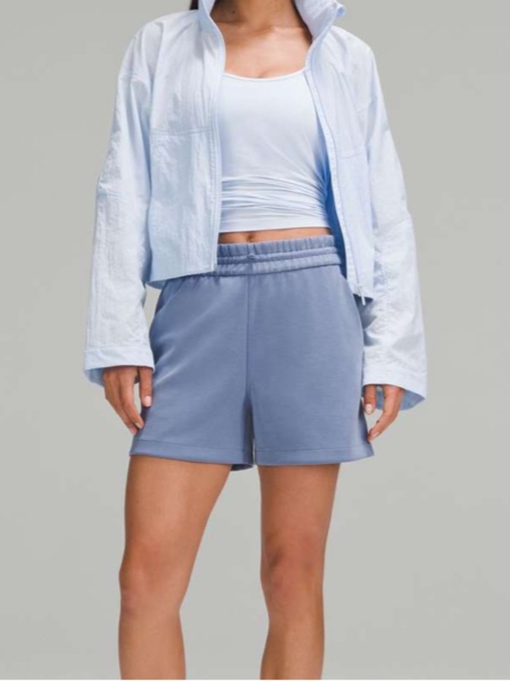 Lululemon Softstreme High-Rise Short 4" Oasis Blue